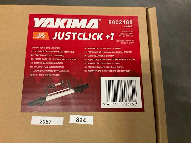 Yakima’s uitbreidingsset justclick + 1 - afbeelding 2 van  2
