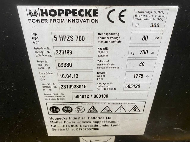 Yale - 2013 - erp 35 vl - vorkheftruck - afbeelding 6 van  8