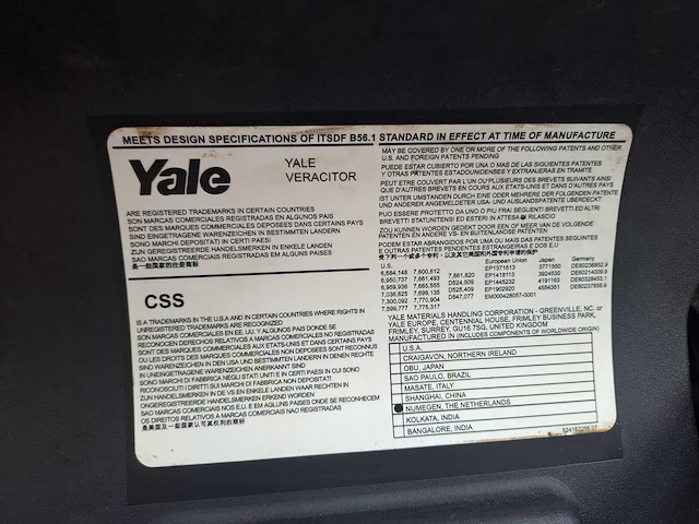 Yale - gdp80vx9 - vorkheftruck - 2019 - afbeelding 33 van  41