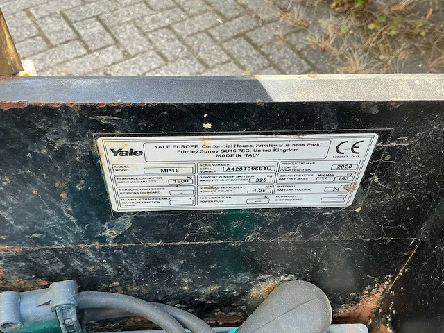 Yale - mp16 - elektrische pallettrucks - 2020 - afbeelding 7 van  7