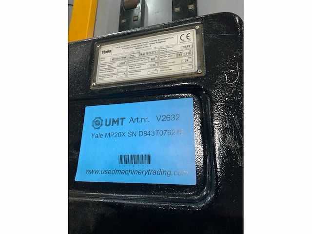 Yale - mp20x - elektrische meerij palletwagen - afbeelding 8 van  20