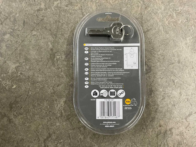 Yale - y121/50/132/1 - hangslot zwaar 50 mm (11x) - afbeelding 2 van  2