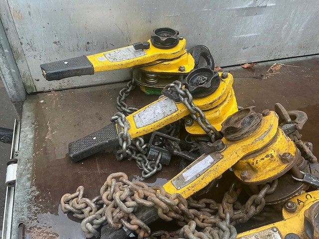 Yale unoplus 1.5ton rateltakel (5x) - afbeelding 9 van  9