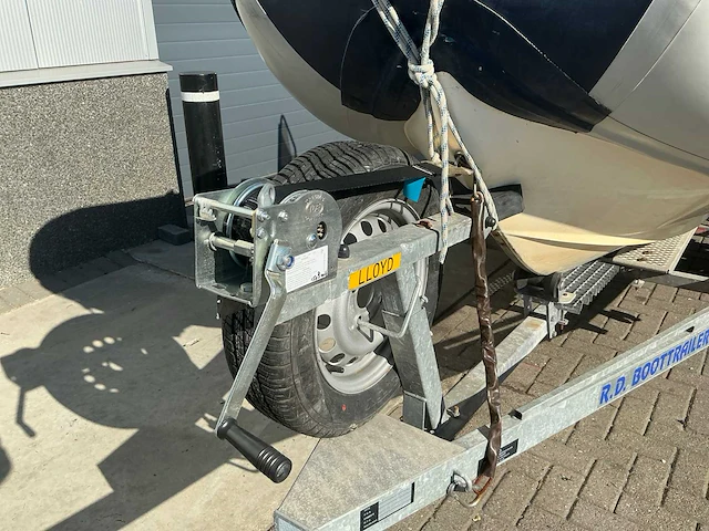 Yam 480r rib rubberboot met trailer. - afbeelding 14 van  25