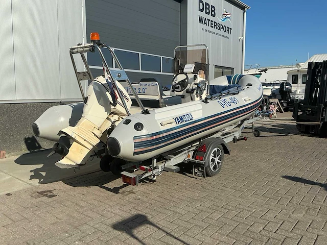 Yam 480r rib rubberboot met trailer. - afbeelding 12 van  25