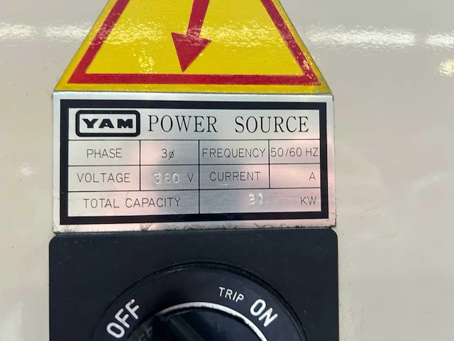 Yam, yang ironworks taiwan - ck-3b, 650x1220mm - cnc draaibank - 1991 - afbeelding 7 van  16