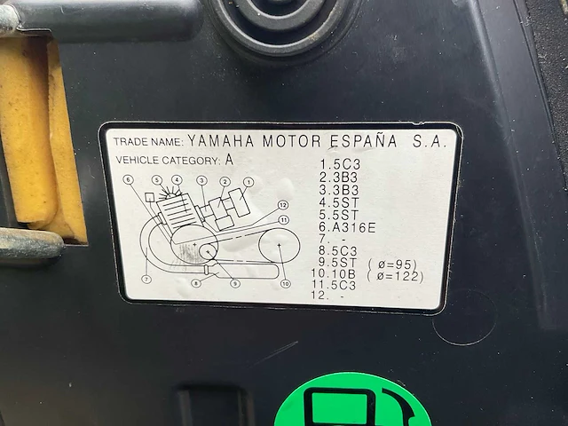 Yamaha bromscooter d-191-nz - afbeelding 2 van  12