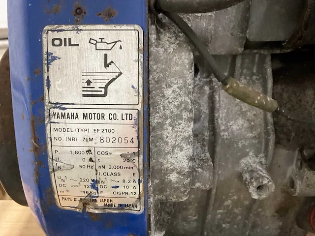 Yamaha ef2100 generator - afbeelding 2 van  10