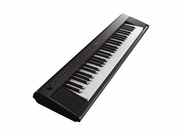 Yamaha keyboard np-12 piaggero keyboard zwart met opnamefunctie - afbeelding 1 van  4