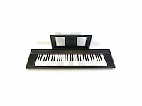 Yamaha keyboard np-12 piaggero keyboard zwart met opnamefunctie - afbeelding 4 van  4