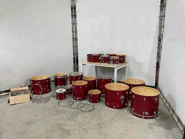 Yamaha stage custom all birch shell drumstel - afbeelding 1 van  15