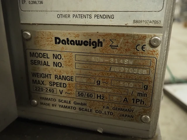 Yamato scale co., ltd./dataweigh - afbeelding 2 van  10