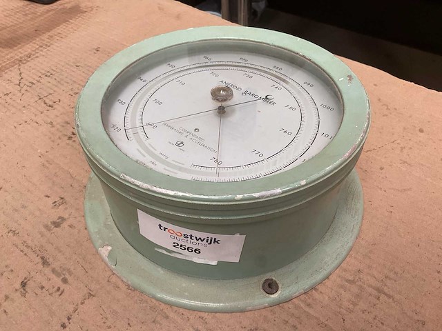 Yanagi aneroid vintage marine barometer - afbeelding 2 van  3