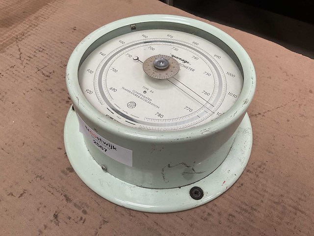 Yanagi aneroid vintage marine barometer - afbeelding 2 van  3
