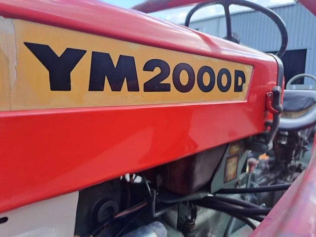 Yanmar - 2000d - vierwielaangedreven landbouwtractor - afbeelding 12 van  12