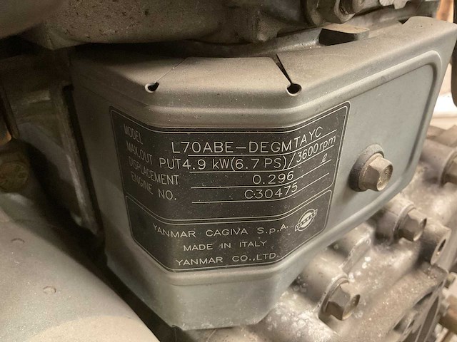 Yanmar dieselmotor - afbeelding 5 van  5
