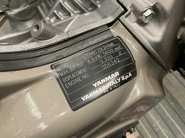 Yanmar l70n6cz0l2haml dieselmotor - afbeelding 3 van  4
