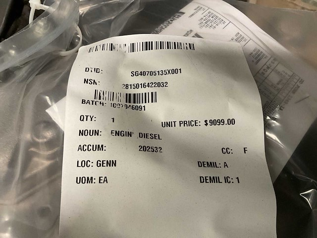 Yanmar l70n6cz0l2haml dieselmotor - afbeelding 4 van  4