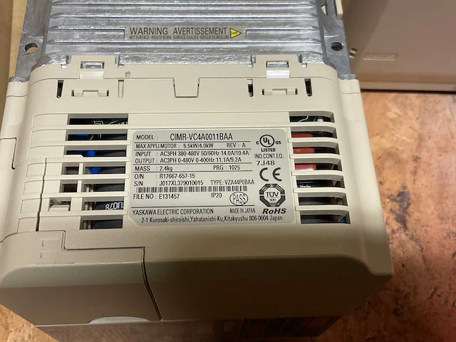 Yaskawa v1000 frequentieregelaar (2x) - afbeelding 4 van  5