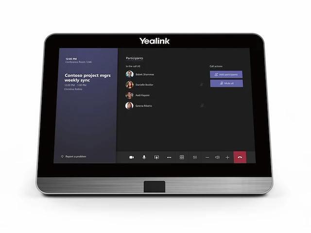 Yealink mtouch ii autonome tablet 203 cm (8) 1280 x 800 pixels - afbeelding 1 van  4
