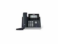 Yealink sip-t43u voip telefoon zwart - afbeelding 1 van  2