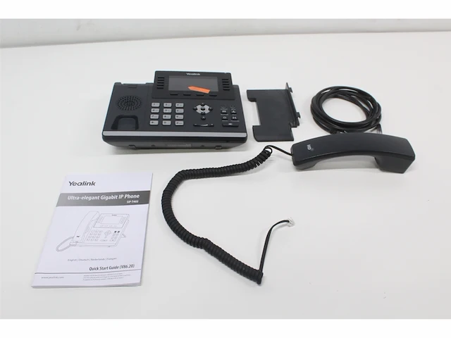 Yealink sipt46u voip telefoon grijs - afbeelding 4 van  5
