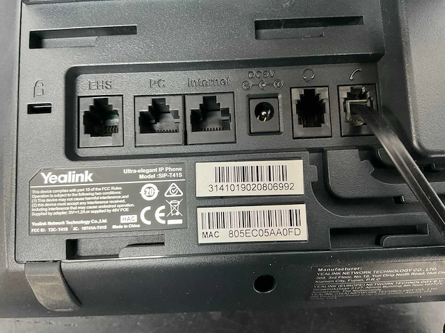 Yealink t41s telefoontoestellen (9x) - afbeelding 4 van  4