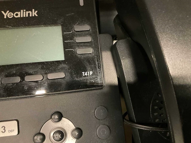 Yealink t41s/t41p voip telefoons (6x) - afbeelding 3 van  3