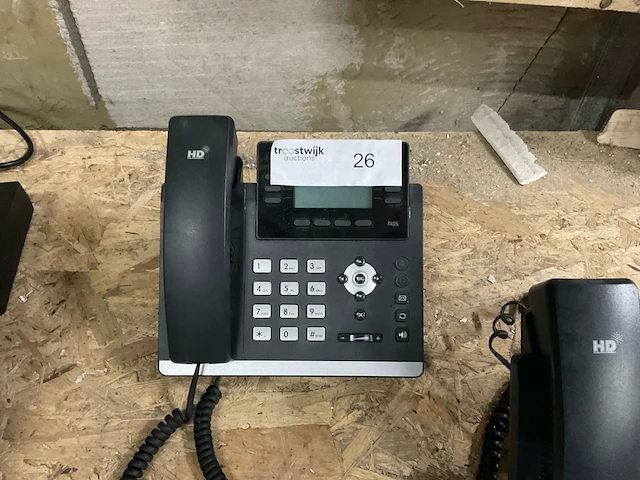 Yealink t42s voip telefoon (2x) - afbeelding 3 van  4