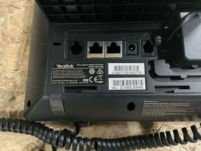 Yealink t42s voip telefoon (2x) - afbeelding 4 van  4