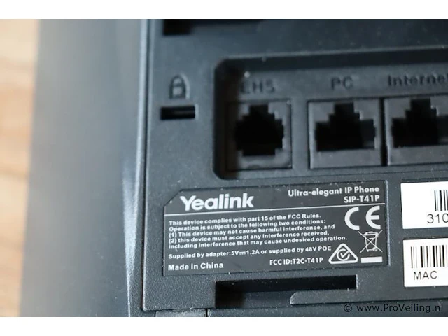 Yealink telefoon t41p/s- 3 stuks - afbeelding 7 van  8