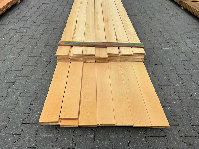 Yellow ceder geschaafde plank (3070-4900x140x18mm) (40x) - afbeelding 5 van  5