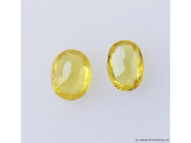 Yellow sapphire 1.05ct aig certified - afbeelding 3 van  8