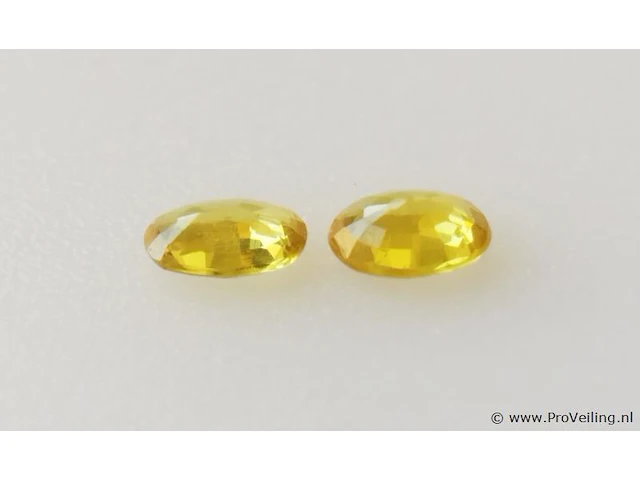 Yellow sapphire 1.05ct aig certified - afbeelding 4 van  8