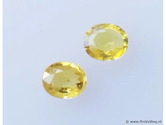 Yellow sapphire 1.24ct aig certified - afbeelding 1 van  8