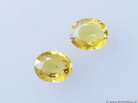 Yellow sapphire 1.24ct aig certified - afbeelding 1 van  8