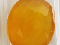 Yellow sapphire 18.55ct algt certified