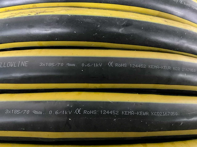 Yellowline 3x185/70 krachtstroom kabel - afbeelding 4 van  4