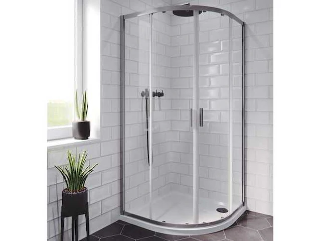 Yes hamar 2.0 quadrant 90 douche wand kwartrond - afbeelding 1 van  4