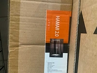 Yes hamar 2.0 quadrant 90 douche wand kwartrond - afbeelding 2 van  4