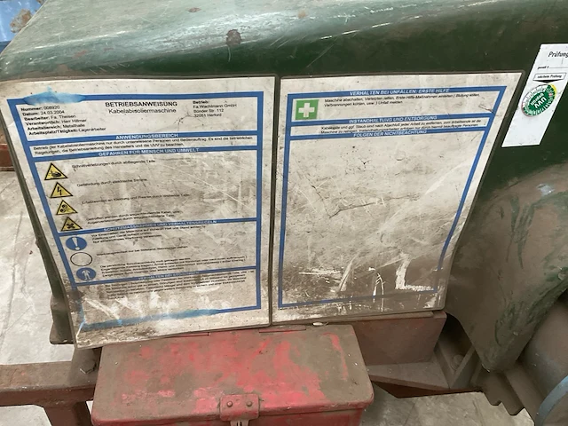 Yngves mekaniska k 74-1 kabelstripmachine - afbeelding 11 van  13