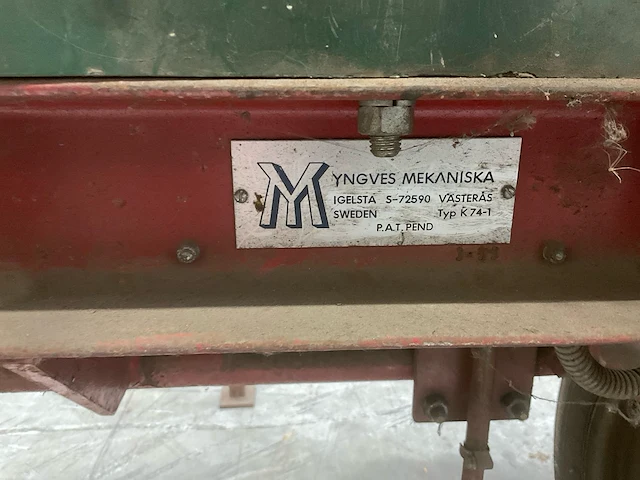 Yngves mekaniska k 74-1 kabelstripmachine - afbeelding 5 van  13