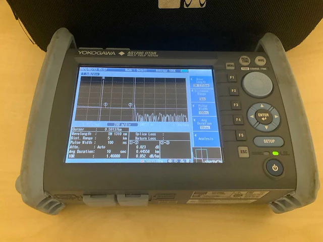Yokogawa - aq 1200 otdr - glasvezeltester - afbeelding 2 van  5