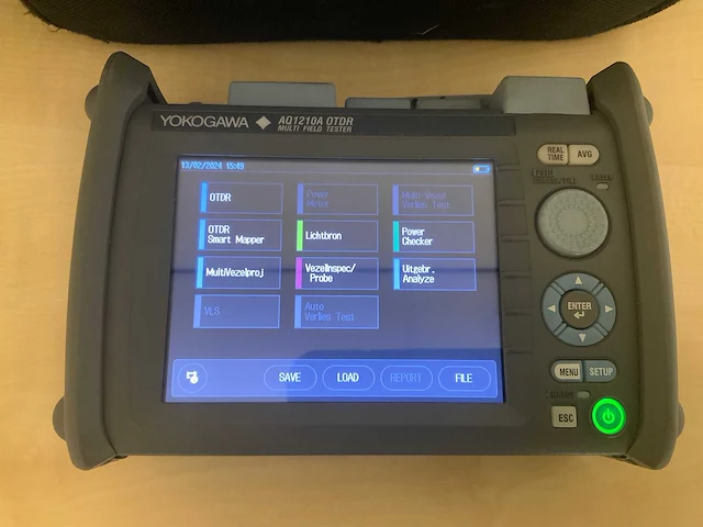 Yokogawa - aq 1210a otdr - glasvezeltester - afbeelding 2 van  3