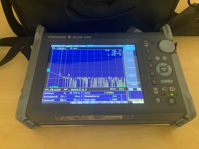 Yokogawa - aq 7280 otdr - glasvezeltester - afbeelding 2 van  4