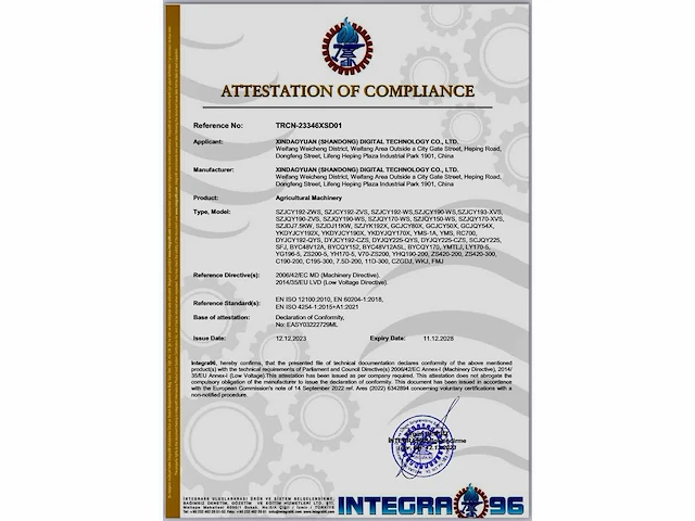 Yotatry - szjqy190-ws - grasmaaier rupsbanden, grassen - afbeelding 9 van  17