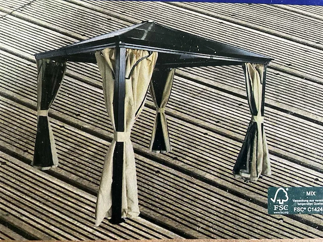 Yotrio - pavillon 3x3 mtr. - paviljoen - afbeelding 2 van  9