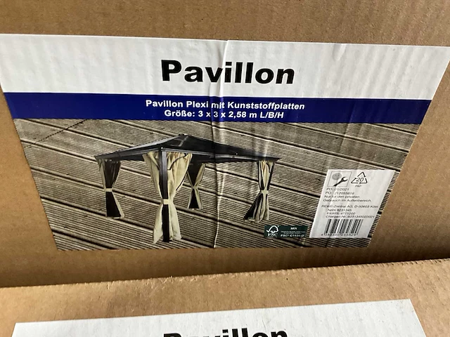 Yotrio - pavillon 3x3 mtr. - paviljoen - afbeelding 4 van  9
