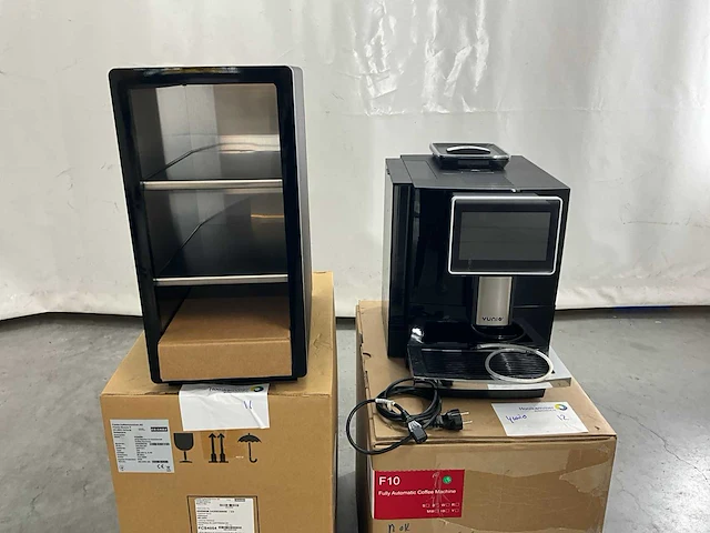 Yunio f10-b koffiemachine fully automatic + koppenwarmer - afbeelding 10 van  17