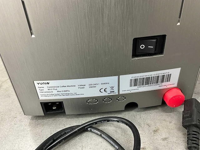 Yunio m12 plus koffiemachine (2x) - afbeelding 10 van  10